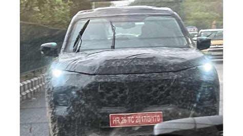 Maruti Suzuki And Toyota S Upcoming Mid Size SUV Spotted Testing Once