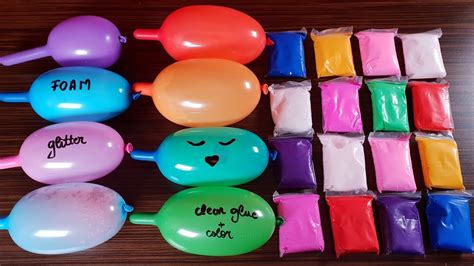 Making Slime With Funny Balloons And Clay YouTube