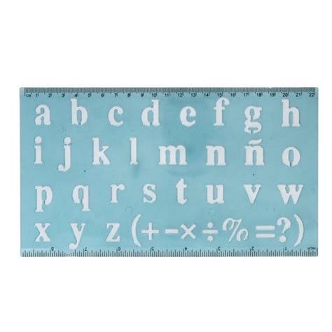 Alphabet Lettering Stencil – ABC School Supplies