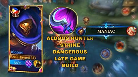 ALDOUS HUNTER STRIKE DANGEROUS LATE GAME BUILD ALDOUS BEST BUILD