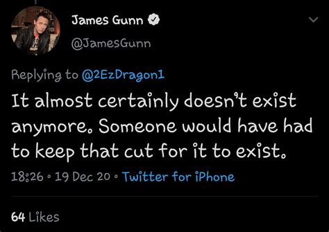 James Gunn Responded! We have confirmation that the R-rated Cut of the ...