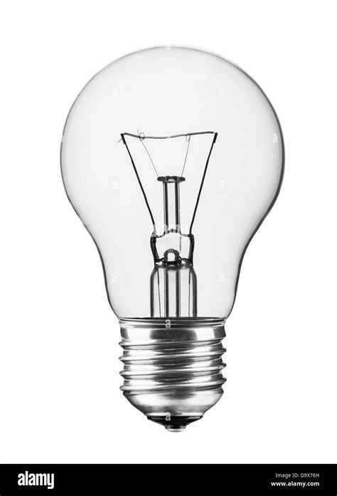 Light Bulb Isolated Realistic Photo Image Stock Photo Alamy