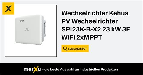 Kehua Tech Wechselrichter Kehua Pv Wechselrichter Kw F Wifi Xmppt