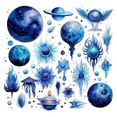 Premium AI Image | beautiful Enchanted objects fantasy watercolor ...