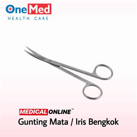 Jual Gunting Iris Bengkok Onemed Gunting Mata Cm Medical Online