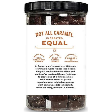 Sanders Dark Chocolate Sea Salt Caramels 36 Oz Costco Food Database