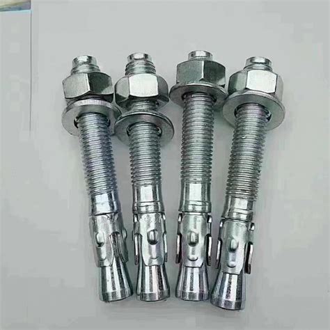 Wedge Anchor Carbon Steel Yellow Color White Color Zinc Plated Wedge Anchor Bolt China Bolts