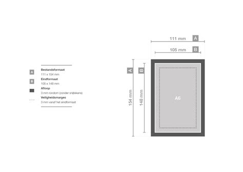 A6 Formaat Drukwerk Afmetingen In Cm Pixels Etc Drukland