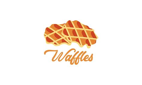 Waffle Dessert Sweet Food Bakery Logo Vector Art At Vecteezy