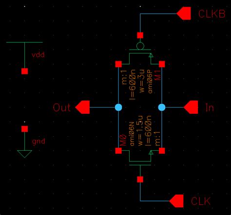 Cmos Transmission Gate Circuit - Circuit Diagram