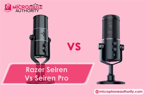 Razer Seiren Vs Seiren Pro