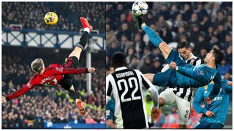 Garnacho Like Ronaldo Watch Bicycle Kick Like Idol For Manchester