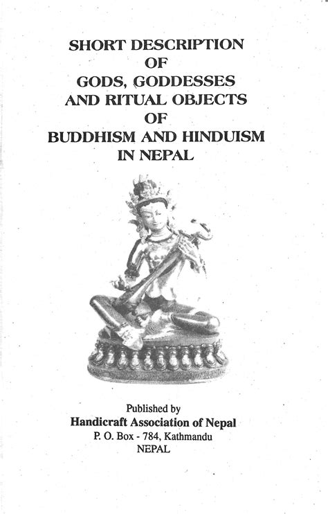 Short Description Of Gods Goddesses And Ritual Objects Of Buddhism And