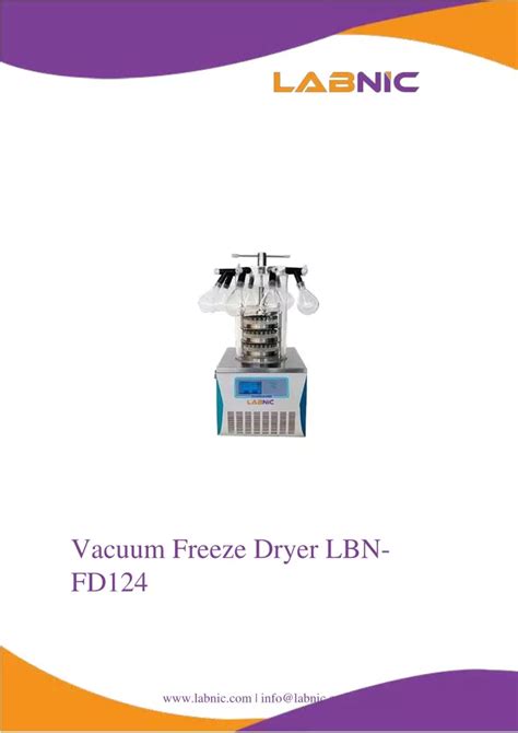 Ppt Vacuum Freeze Dryer Lbn Fd Compressed Powerpoint Presentation