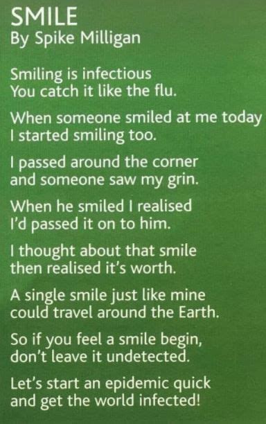 Spike Milligan Poem Spike Milligan Spike Milligan Quotes Poems