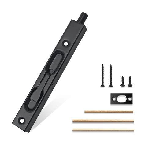 MOSECYOU Flush Bolt French Door Lock - Concealed Bolt Latch for Double