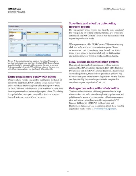 IBM SPSS Custom Tables Create Custom Tabls Inn No Time Pdf