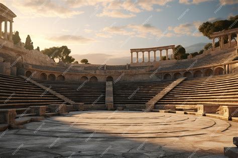 A beautifully preserved ancient Greek amphitheater 00005 02 | Premium ...