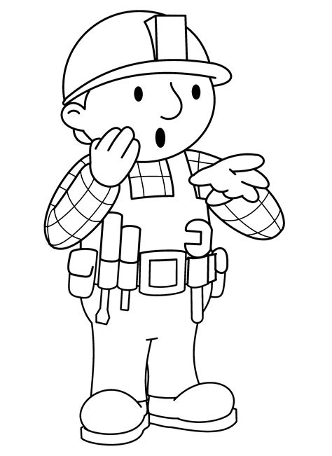 Bob The Builder Coloring Page Tv Series Coloring Page Porn Sex Picture