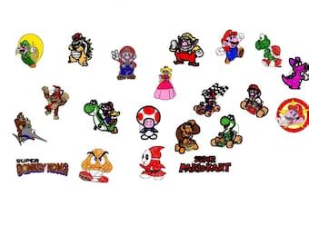 Super Mario Embroidery Design Bundle Etsy