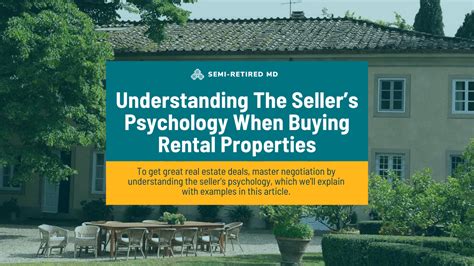 Understanding The Sellers Psychology When Buying Rental Properties