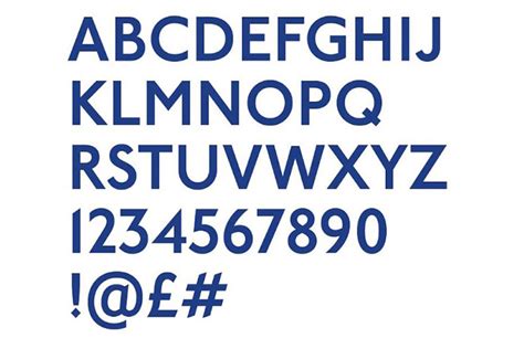 London Underground Font Free Download - Font Pearl