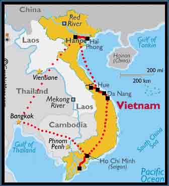 Vietnam DMZ Map