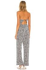 Lpa Baina Jumpsuit In Green And Ivory Dot Revolve