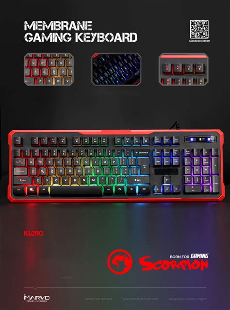 Marvo K629g Gaming Keyboard Membrane Switch Best Deals South Africa