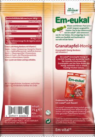 Em eukal Bonbon Granatapfel Honig 75 g dauerhaft günstig online