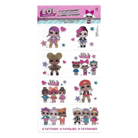 Buy Lol Surprise Tattoos 8 Pack Mydeal