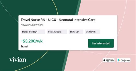 Travel Nurse Rn Nicu Neonatal Intensive Care In Newyork Ny