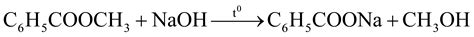 Cho các este sau thủy phân trong môi trường kiềm C6H5COOCH3 HCOOCH