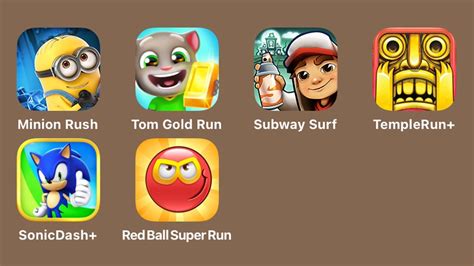 Minion Rush Talking Tom Gold Run Subway Surfers Temple Run