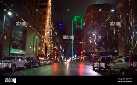 Downtown dallas christmas lights hi-res stock photography and images ...