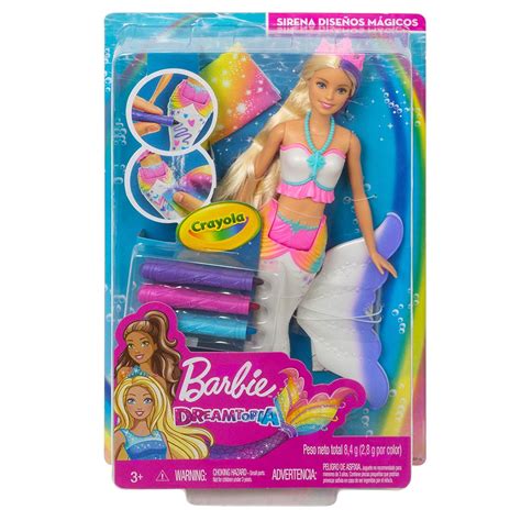 Кукла Барби - Дримтопия - Цветная русалочка (Barbie Crayola Dreamtopia ...