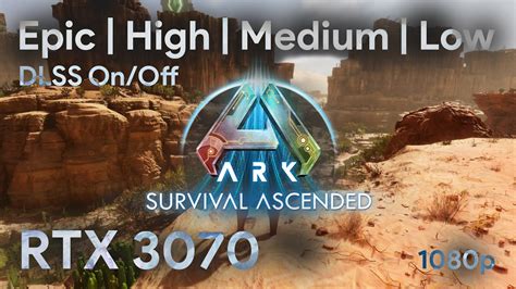 ARK Survival Ascended Scorched Earth RTX 3070 I5 13600k DLSS On