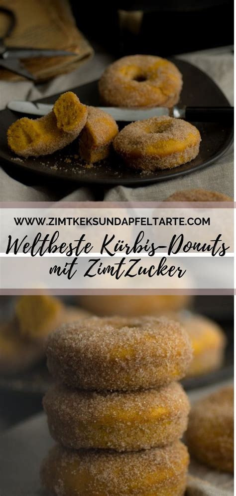 Einfaches Rezept F R Saftige K Rbis Donuts Mit Zimtzucker Rezept