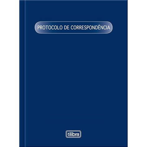 Livro Protocolo De Correspondência 50 Folhas Tilibra