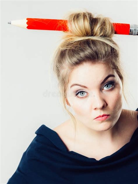 Bored Blonde Girl Staring At Her Smartphone Stock Photo Image Of Female Indoors 149048444