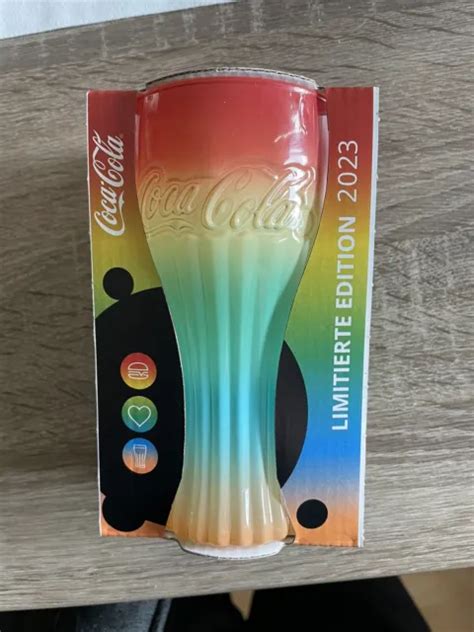 REGENBOGENGLAS 2023 MC Donalds Limitiert Coca Cola Glas Limited Edition