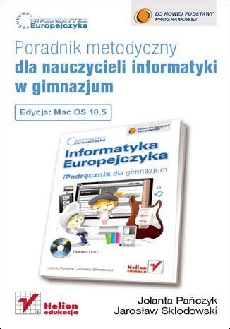 Informatyka Europejczyka Poradnik Metodyczny Dla Nauczycieli