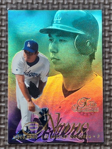 Yahoo オークション 1997 Flair Showcase 16 HIDEO nomo Row 2 Los