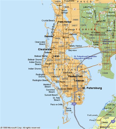 Pinellas County Map Cities - Kit Sallyanne