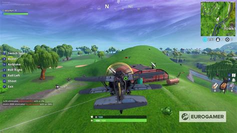 Fortnite plane locations, X-4 Stormwing plane controls and stunts list | Eurogamer.net