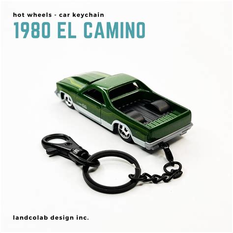 1980 El Camino Hot Wheels Car Keychain Gift For Him Gift Etsy