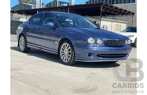 1 2005 Jaguar X Type 4d Sedan Blue Lot 1457488 CARBIDS