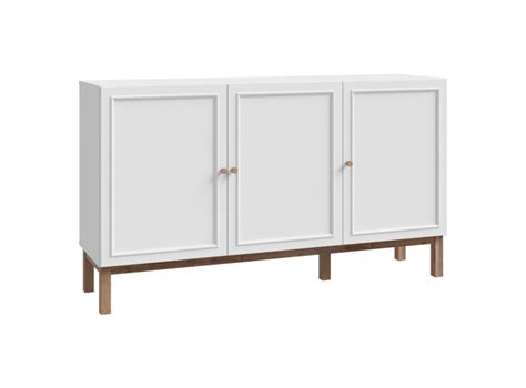 Buffet D Cor Ch Ne Et Gris Clair Cm Portes Tiroir Penny