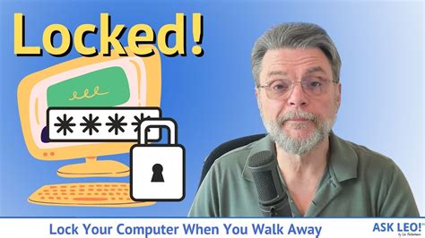 Lock Your Computer When You Walk Away Youtube