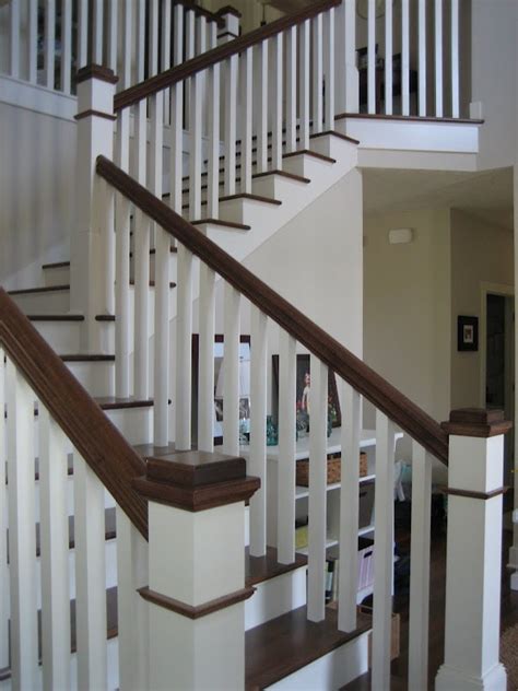 Two Tone Staircase For The Home Pinterest